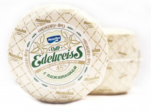 Сыр "Edelweiss" с пажитником 45% | Интернет-магазин Gostpp