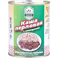 Каша перловая с говядиной гост 340г.
